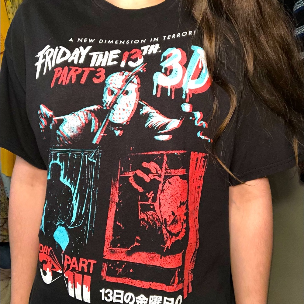 NWOT Friday The 13th Horror Graphic Tee